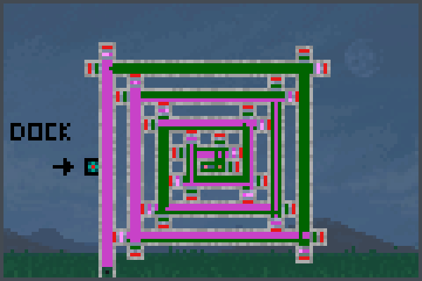 Zug und Schub Pixel Art