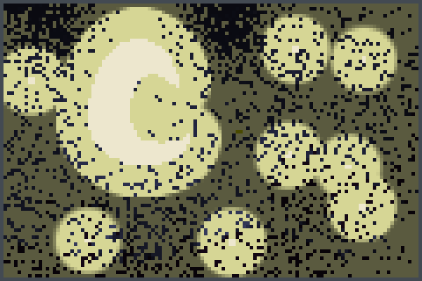 Boom in space Pixel Art