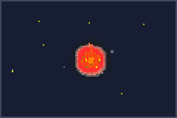 Mars Cutaway Pixel Art