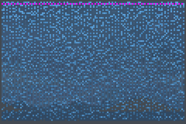 Infinite lluvia Pixel Art
