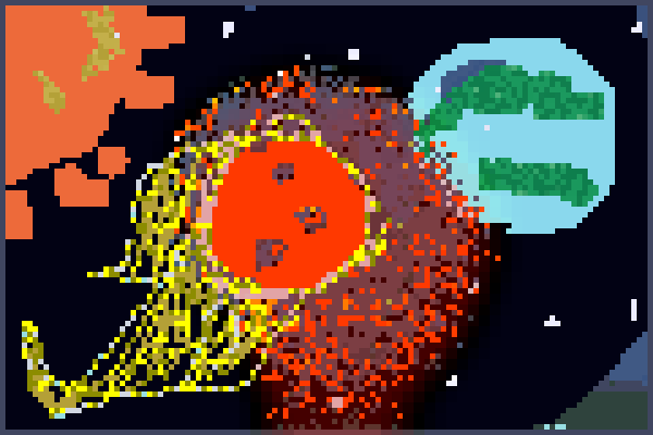 metior i zemlya Pixel Art