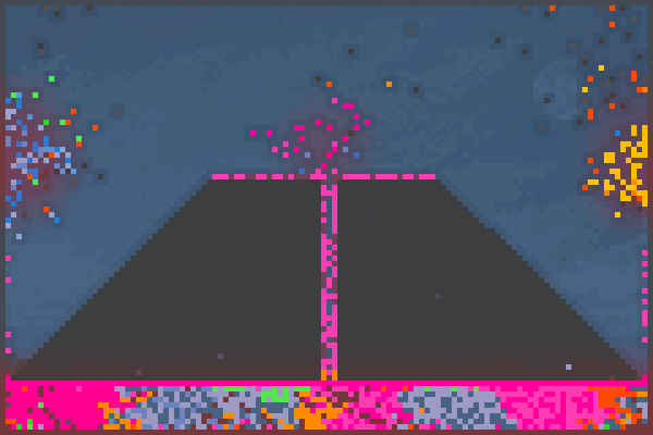 Feux artificiel Pixel Art