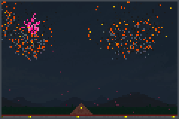 Feux en serie.. Pixel Art