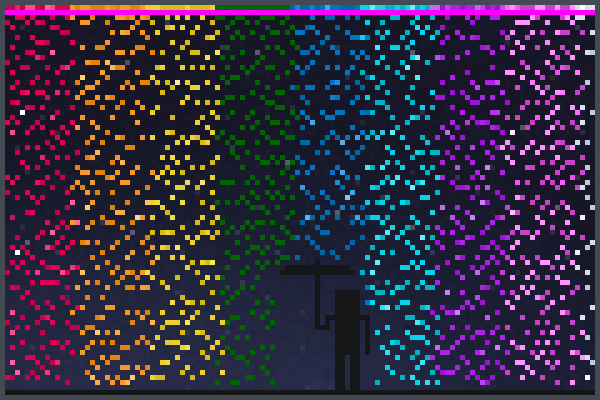 Chuva de Alegra Pixel Art