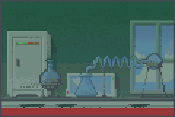 Acid burnoff Pixel Art