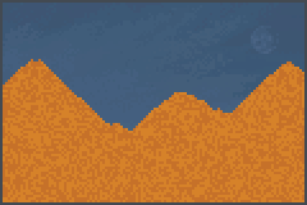  mountine sand Pixel Art
