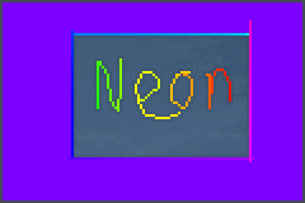 almost NEON Pixel Art