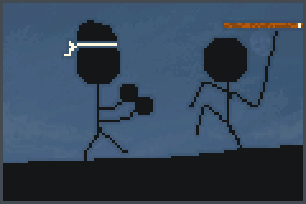 ninja fight alm Pixel Art