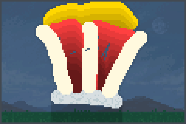 popcorn a Pixel Art