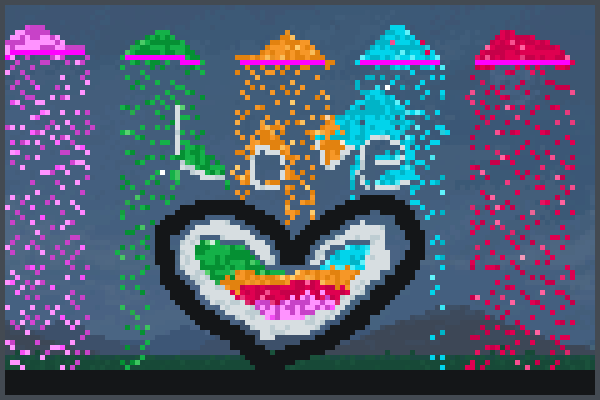 Cha.Rainbow Pixel Art