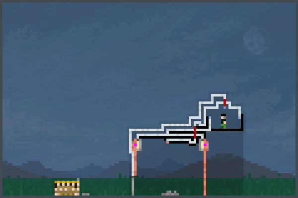 camp travail Pixel Art