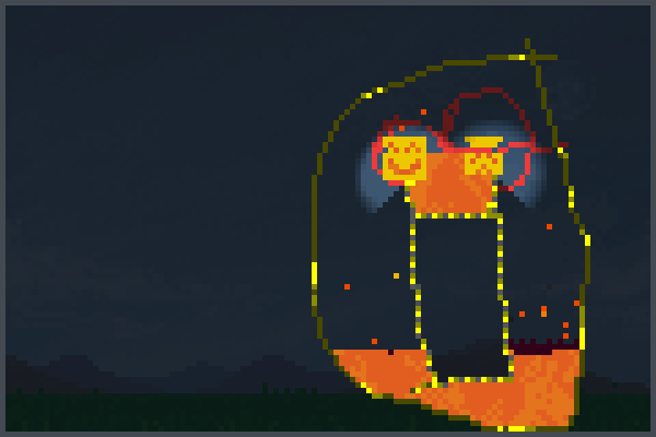 bulby two faces Pixel Art