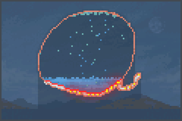 Te watr sikl Pixel Art