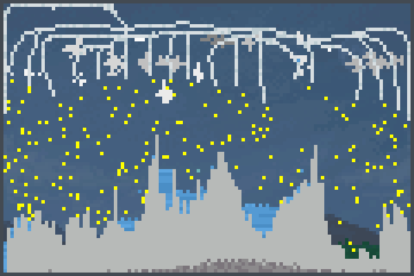 tormenta rayos. Pixel Art