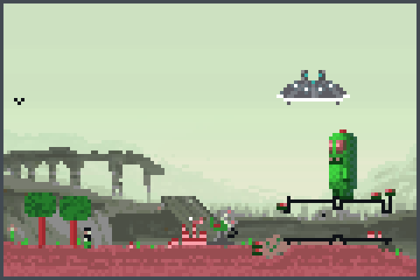 guerra alien Pixel Art
