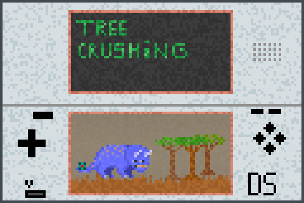 tree crushing Pixel Art