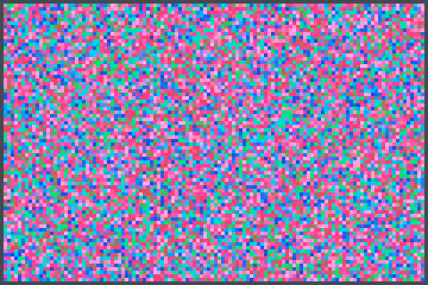 Multi  Color Pixel Art