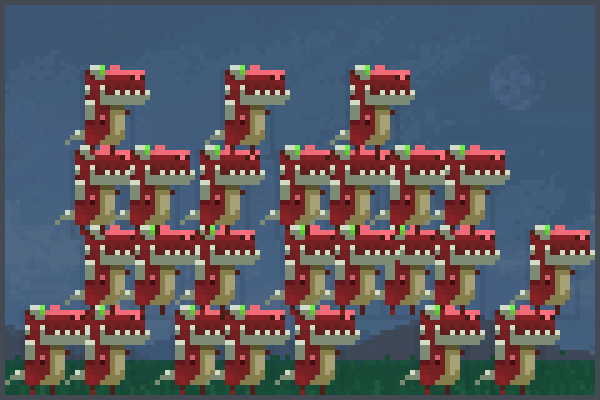 SO MANY REXES Pixel Art