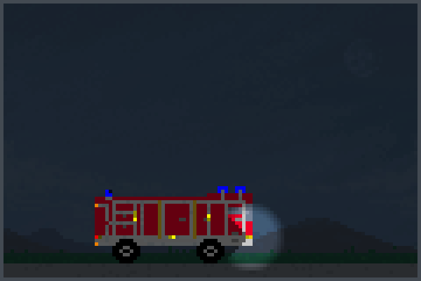 Feuerwehr 4 Pixel Art