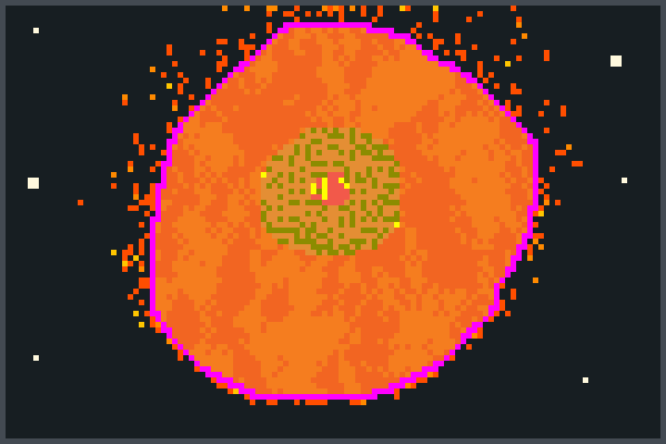 Sol, our star Pixel Art
