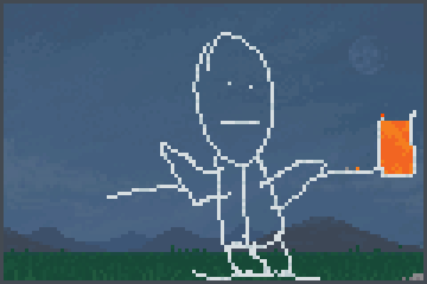 lava cofee Pixel Art