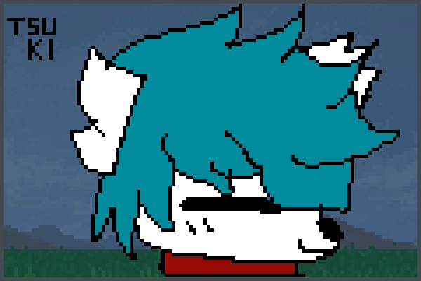 Tsuki My Senpai Pixel Art