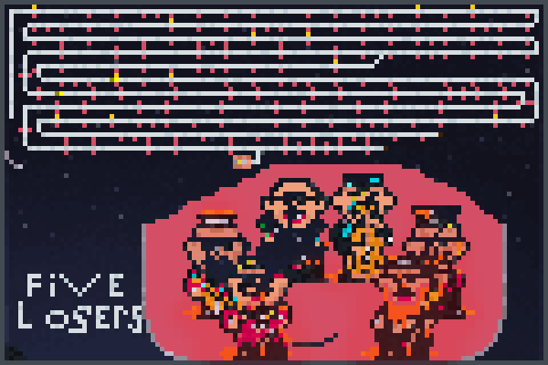 Five losers Pixel Art