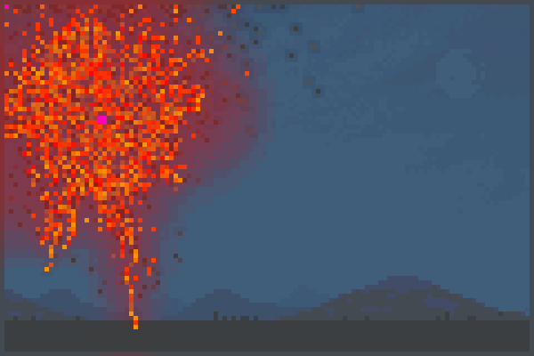 Not Fireworks. Pixel Art
