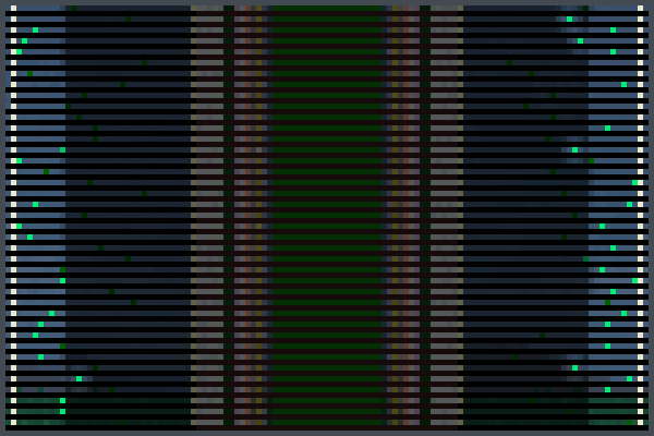 A MutaGem Atom Pixel Art