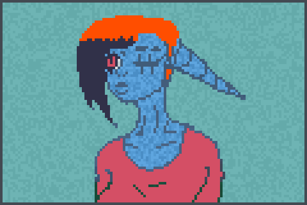 horn chick Pixel Art