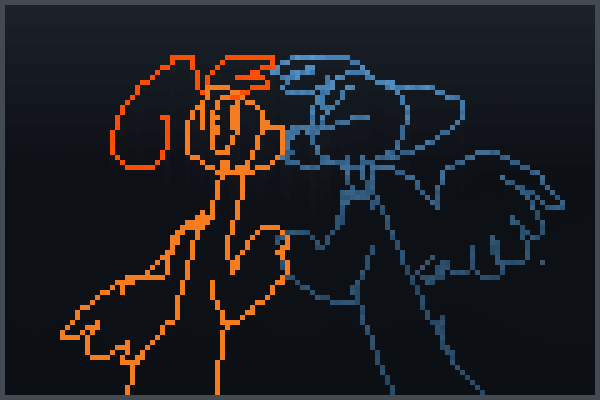h o t  c o l d Pixel Art