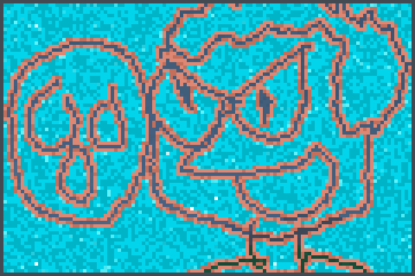 murdoc mustangs Pixel Art