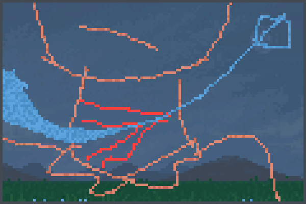 linha de serol Pixel Art