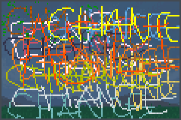 Chance Asli Fin Pixel Art