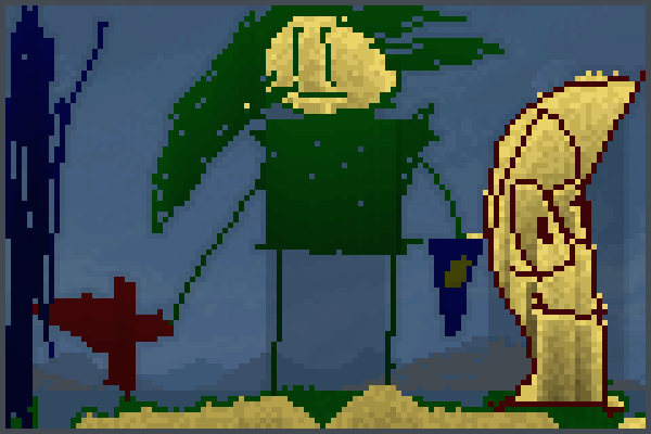 Link batle Pixel Art