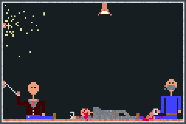 saw ending Pixel Art