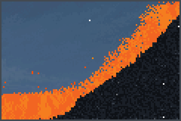 volcao part 1 Pixel Art