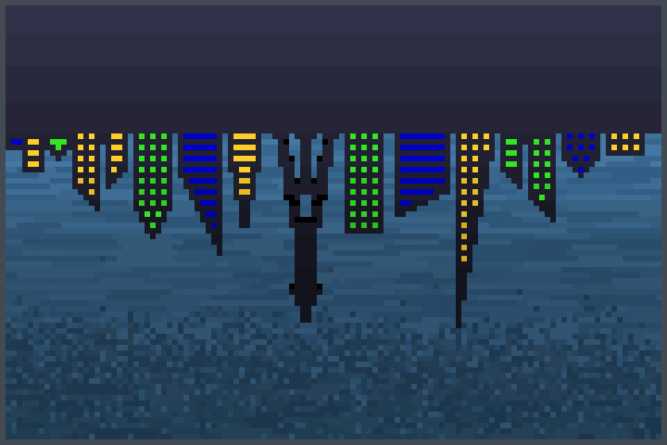 night sity Pixel Art