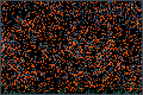 o ceu no futuro Pixel Art