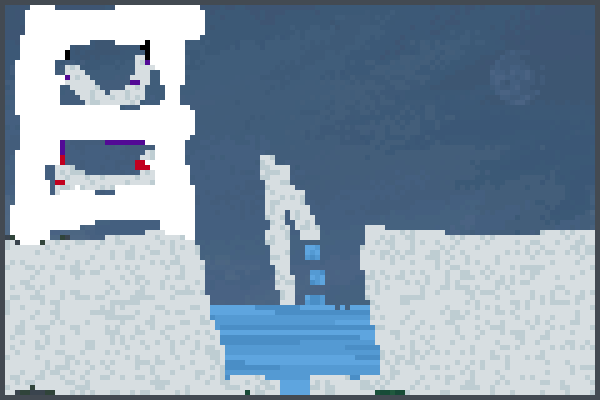 a tristesa. Pixel Art