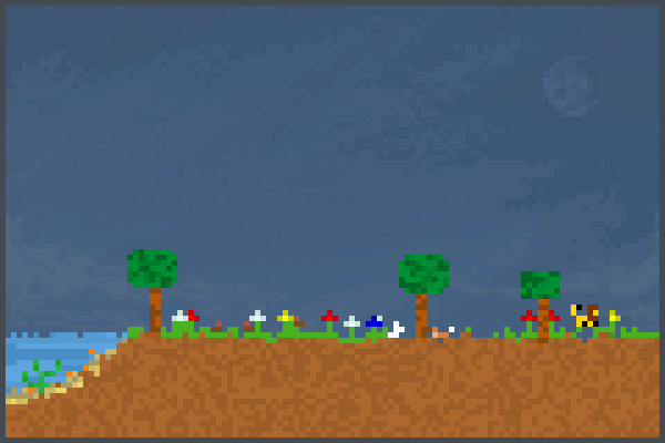 A Small Forest Pixel Art