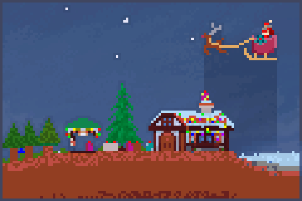  Christmasscape Pixel Art