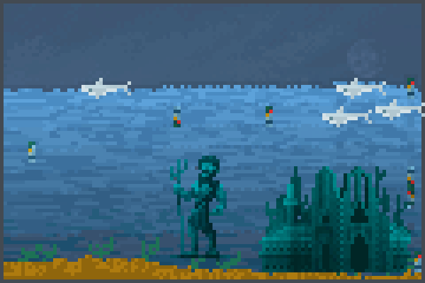 atlanric crisis Pixel Art