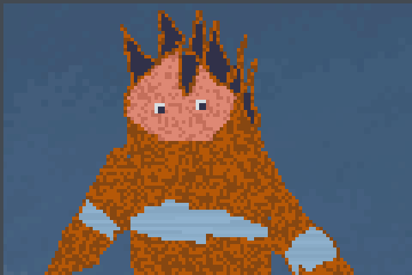 goku kakaroto Pixel Art