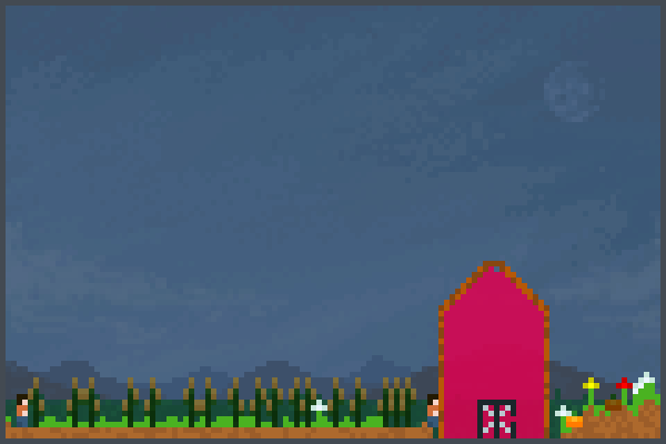 a fun farm Pixel Art