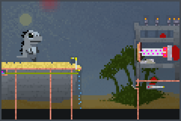fire boooom Pixel Art