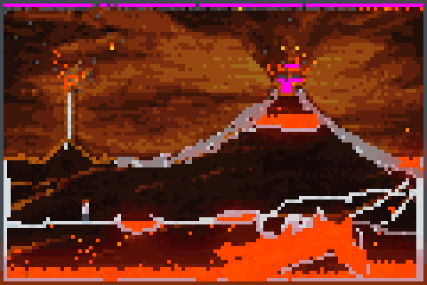 Hard Lava corse Pixel Art