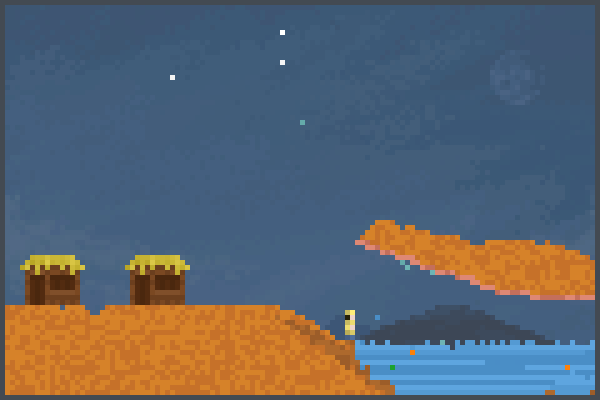 Publo Del lago Pixel Art