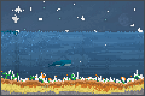okean pervyi Pixel Art