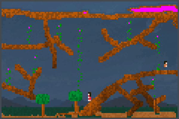 dans les arbres Pixel Art